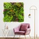 Mur vegetal artificiel brise vue Wood Colors