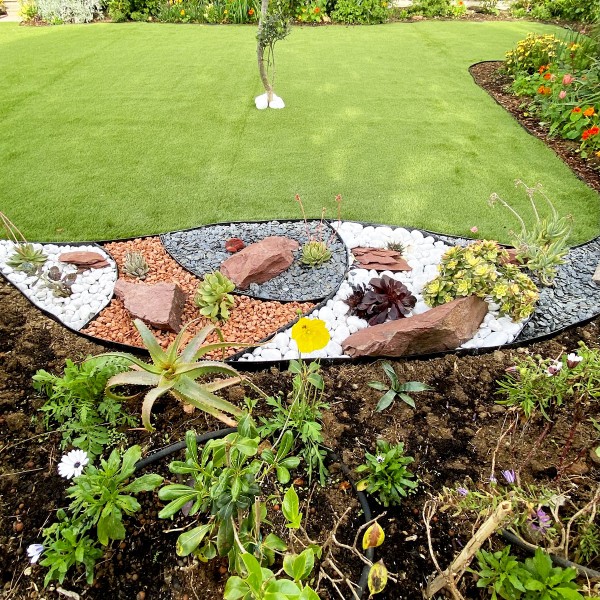 Rouleau entier de 25ml de barrière anti rhizomes Rootbarrier HDPE Noir 0.70M large