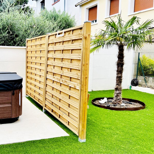 Rouleau entier de 25ml de barrière anti rhizomes Rootbarrier HDPE Noir 0.70M large
