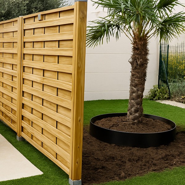 Barrière anti rhizomes Rootbarrier HDPE Noir 0.70M large