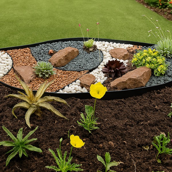 Barrière anti rhizomes Rootbarrier HDPE Noir 0.70M large