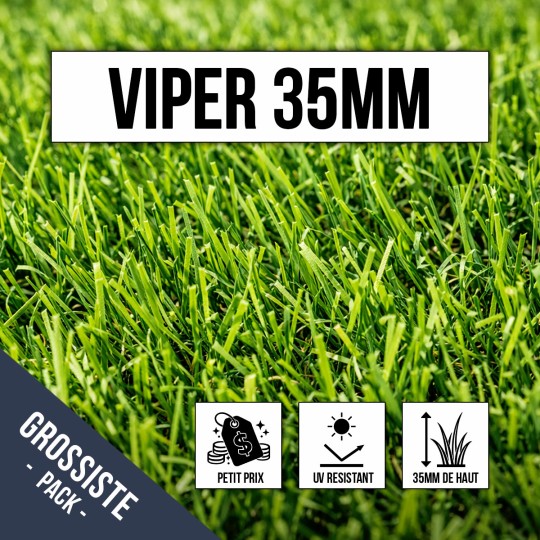 Gazon synthétique petit prix 35mm Viper / Boxter