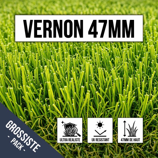 Gazon synthétique réaliste 47mm Vernon / Rover