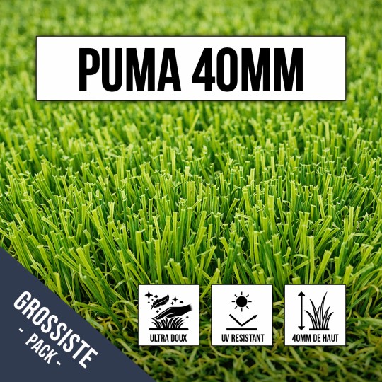 Gazon synthétique ultra doux 40mm Puma / Velvet