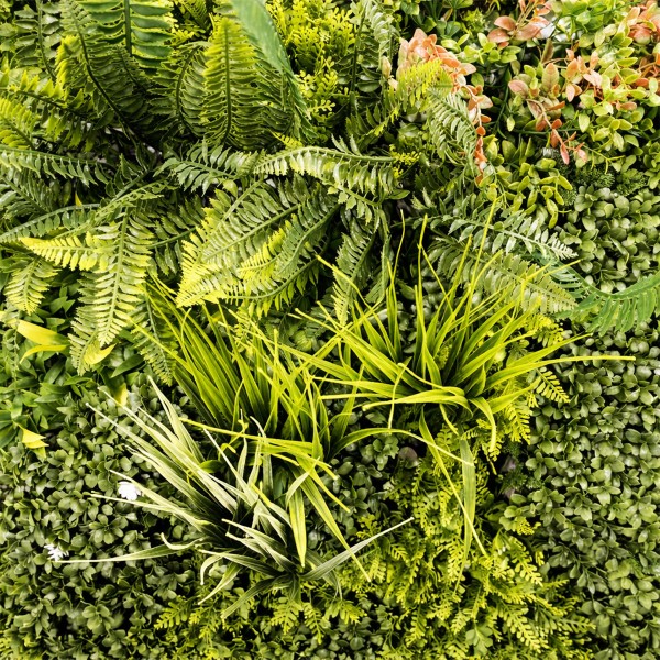Lot de 5 M² Mur Végétal Artificiel Prairie Color : un résultat naturel sans entretien
