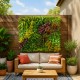 Mur vegetal artificiel Life lot de 5 m²