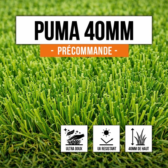 Gazon synthétique ultra doux 40mm Puma / Velvet