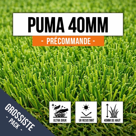 Gazon synthétique ultra doux 40mm Puma / Velvet