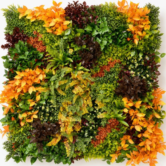 Mur Végétal Artificiel Amazone Automne 1 x 1 m