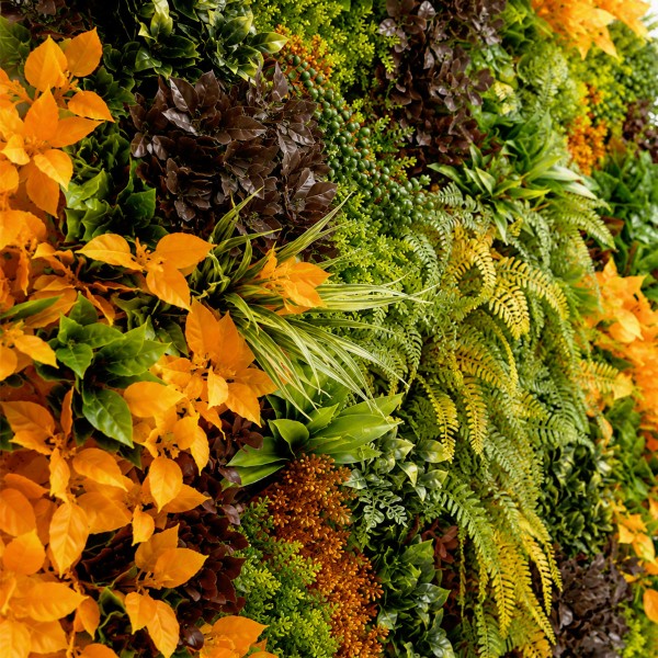 Mur Artificiel Végétal Amazone Automne 1 x 1 m