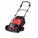 Brosseuse professionnelle DT2504S rouge et noire avec sac de collecte – rendu fabricant retouché