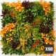 Mur Végétal Artificiel Amazone Automne 1 x 1 m