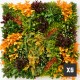 Mur Végétal Artificiel Amazone Automne 1 x 1 m