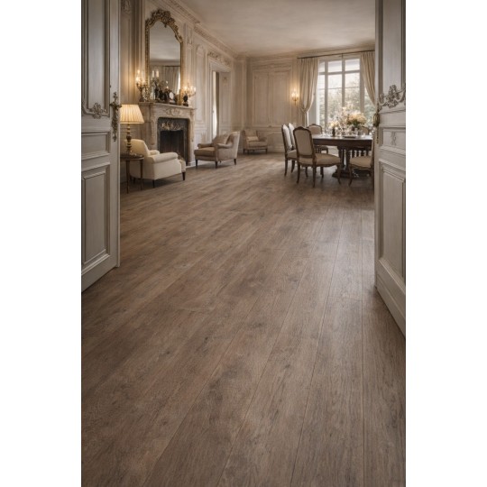 Gatsby Supreme chêne clair : sol PVC clipsable en ambiance intérieure
