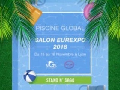 Gazon synthétique spécial professionnels au salon piscine globale de Lyon
