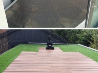 Gazon synthétique sur étanchéité pour les professionnels