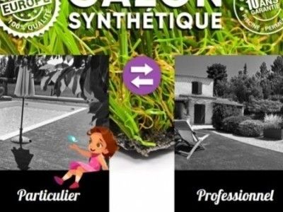 Votre gazon synthétique  vu à la télé 