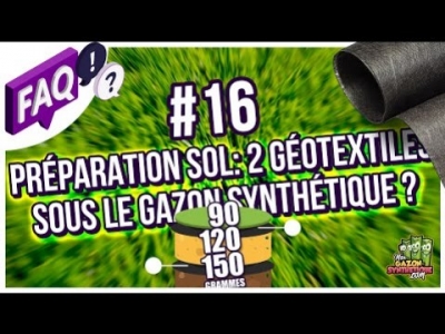 Installation réussie de gazon synthétique: L'importance du géotextile