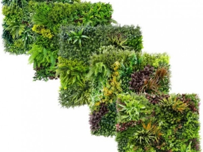 Pack de 5 mur vegetaux synthetique pour professionnels