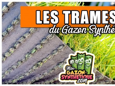 Tout savoir sur la trame du gazon synthetique