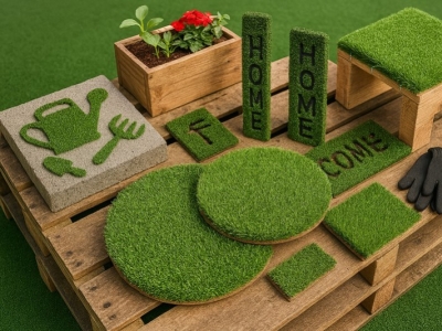 Que faire des chutes de gazon synthétique : 10 idées pro