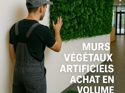Achat en gros de murs végétaux artificiels pour professionnels