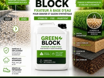 Stabilisez vos sols rapidement et facilement avec green block