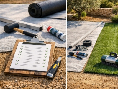 Comment optimiser son chantier de gazon synthétique, trucs et astuces